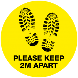 Foot Print Floor Sticker