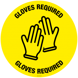 Gloves Floor Sticker