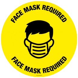 Face Mask Wall Sticker