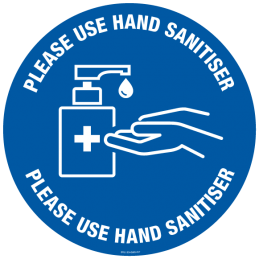 Hand Sanitiser Wall Sticker