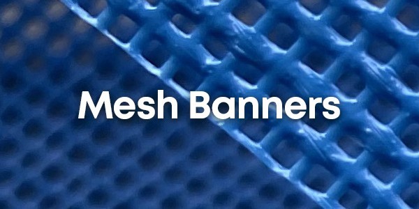 Printed Mesh Banners | Upload any File | Fast Delivery